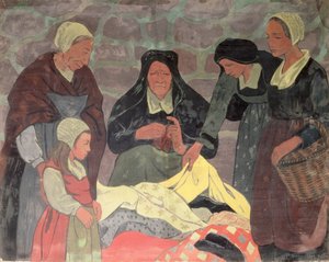 Fabric Seller，c.1898 作者 保罗·塞鲁西耶